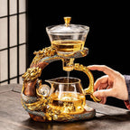 Embossed Dragon Tea Maker – Heat-Resistant Glass Gift Set