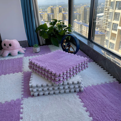 Soft Fluffy Puzzle Mats for Kids’ Playroom