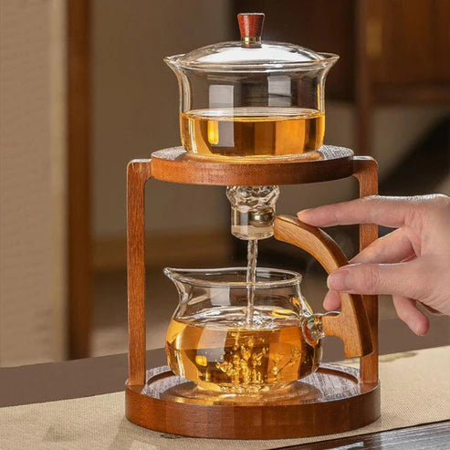 Luxury Magnetic Glass Tea Set – Modern Kung Fu